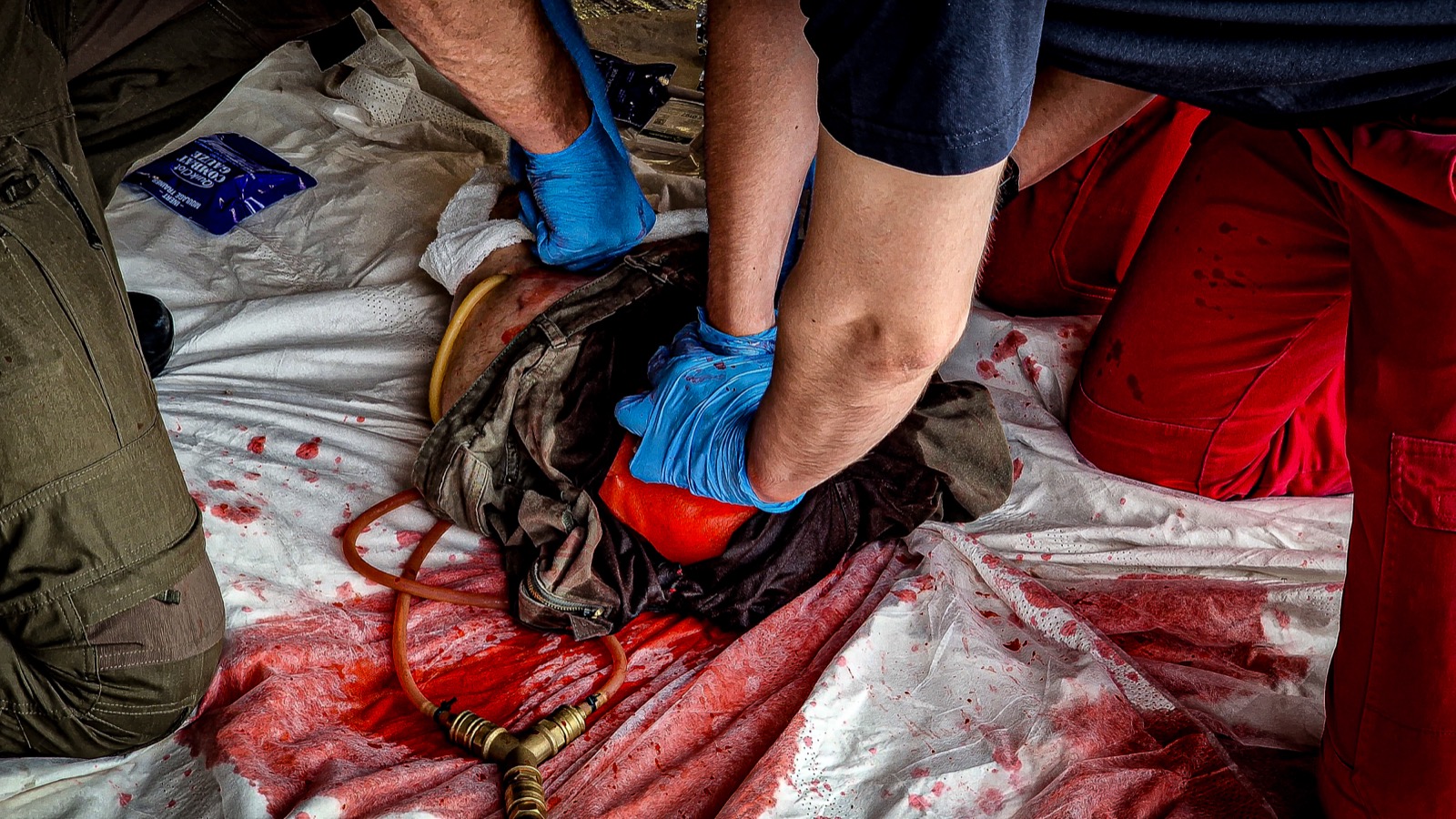 Beispielbild (Verletztenversorgung, zivile Terror-Lage)