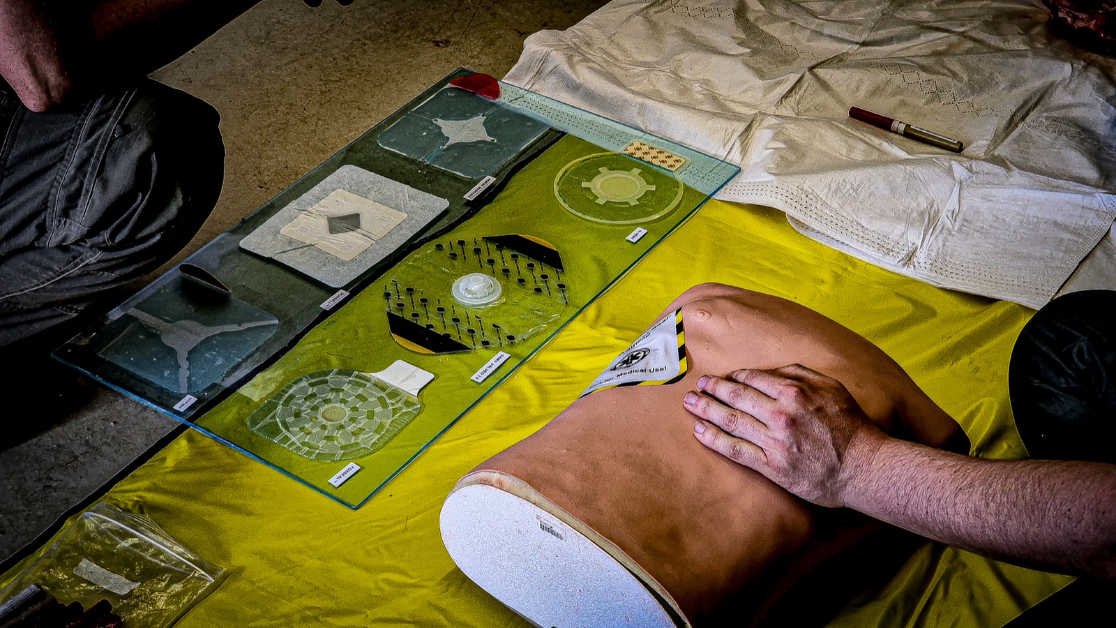 Beispielbild (Verletztenversorgung am Dummy)